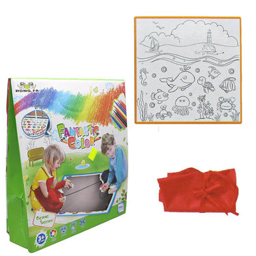 WASHABLE FANTASTIC COLOR MAT WITH MARKERS